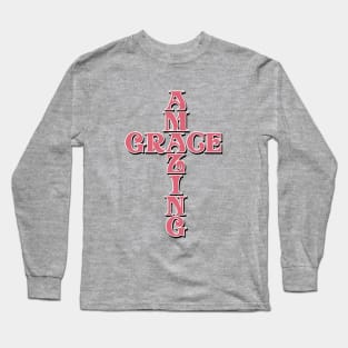 Amazing Grace Cross Long Sleeve T-Shirt